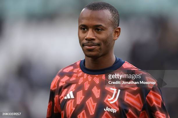 Tiago Djalo of Juventus looks on during the warm up prior to the Serie A TIM match between Juventus and Atalanta BC - Serie A TIM at Allianz Stadium...