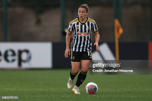 Lisa Boattin of Juventus during the Women's Coppa Italia semi final 2nd leg match between Juventus FC and ACF Fiorentina at Stadio Vittorio Pozzo on...