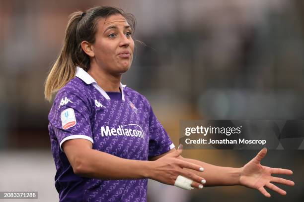 Marina Georgieva of ACF Fiorentina during the Women's Coppa Italia semi final 2nd leg match between Juventus FC and ACF Fiorentina at Stadio Vittorio...