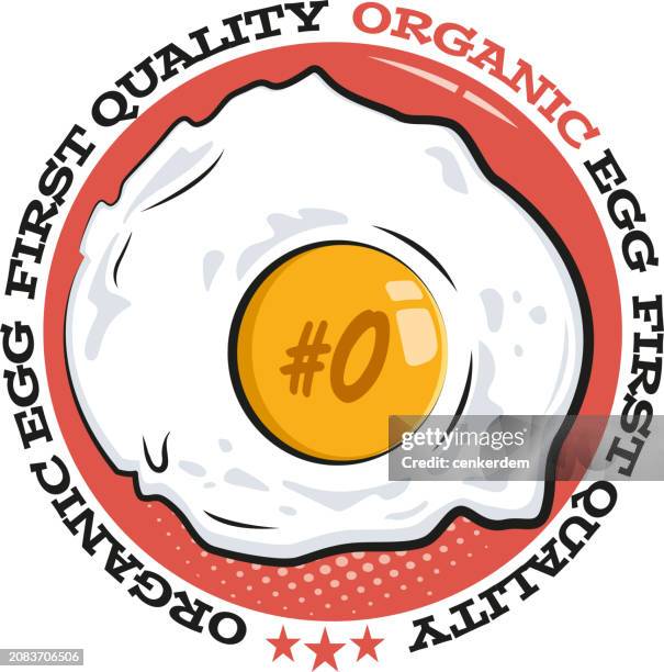 organic egg - breakfast with view stock illustrations