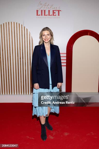 Lea-Sophie Cramer attends the "Les Ateliers Lillet - A place for female growth" event at Curio Haus on March 14, 2024 in Hamburg, Germany.