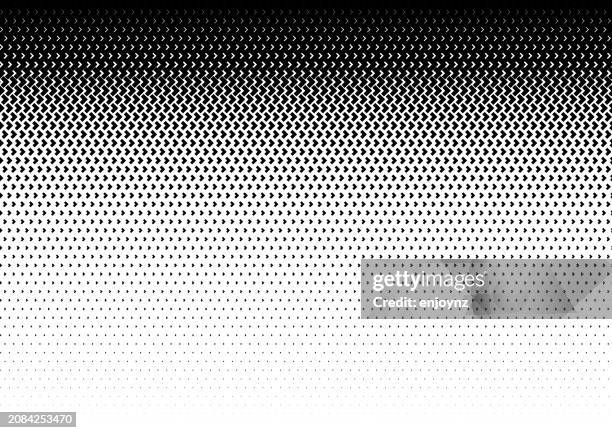 black halftone arrows gradient background - chevron background pattern stock illustrations