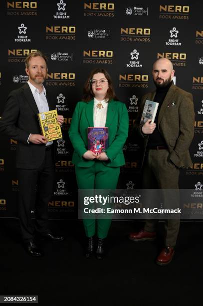 Category Winning Author Paul Murray,Category Winning Author Beth Lincoln and Category Winning Author Michael Magee attend inaugural Nero Book Awards...