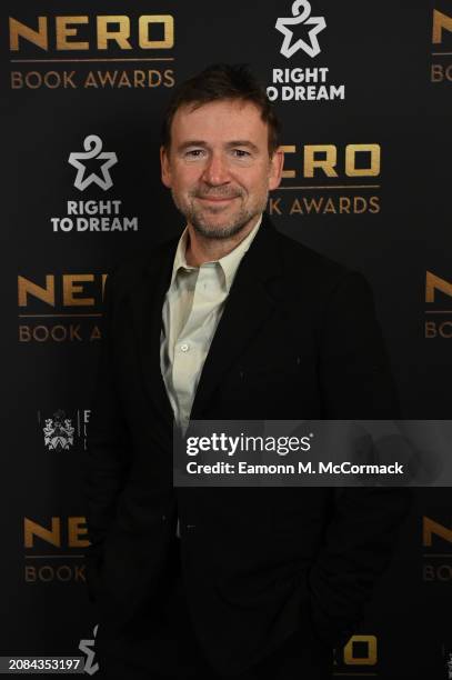 David Nicholls pictured tonight at inaugural Nero Book Awards ceremony at HERE at Outernet, London on March 14, 2024 in London, England.