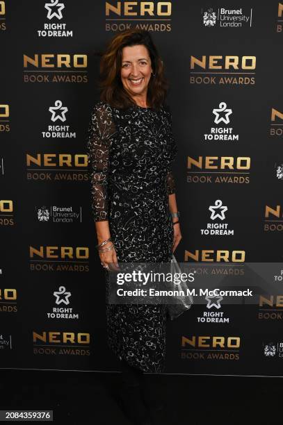 Louise Doughty pictured tonight at inaugural Nero Book Awards ceremony at HERE at Outernet, London on March 14, 2024 in London, England.