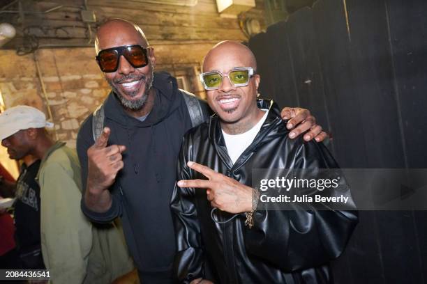 Sleepy Brown and Jermaine Dupri at Stubbs BBQ for the Freaknik: The Wildest Party Never Told SXSW showcase hosted by Jermaine Dupri and Uncle Luke on...