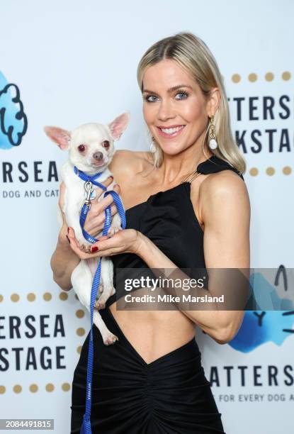 Kate Lawler attends the Battersea Dogs and Cats Home annual gala dinner at Bloomsbury Ballroom on March 14, 2024 in London, England. The event shines...