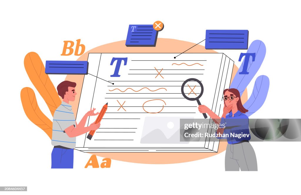 People Correct Text Vector Concept High-Res Vector Graphic - Getty Images