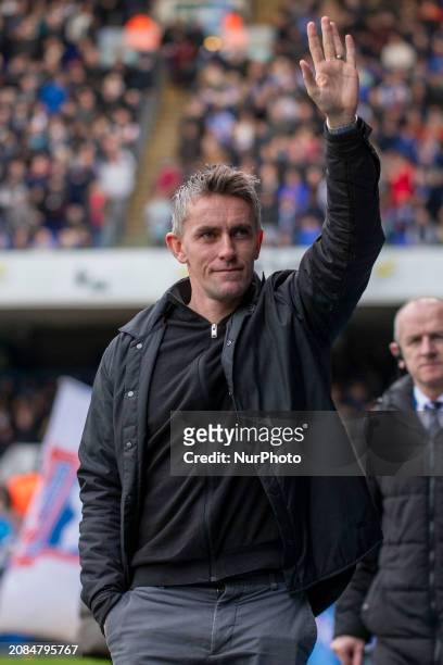 Kieran McKenna, the Ipswich Town Manager, is seen before the Sky Bet Championship match between Ipswich Town and Sheffield Wednesday at Portman Road...