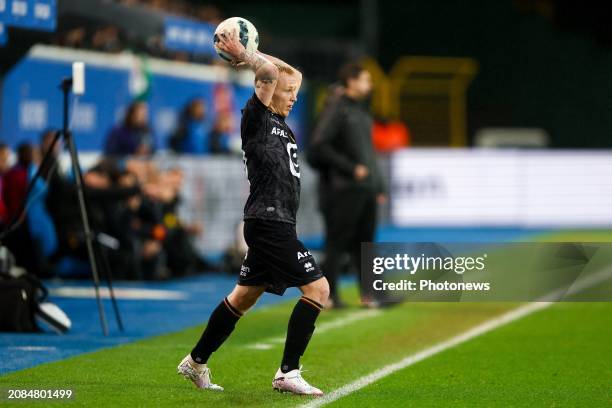 Pflucke Patrick forward of KV Mechelen during the Jupiler Pro League match between OH Leuven and KV Mechelen at the King Power at Den Dreef Stadion...