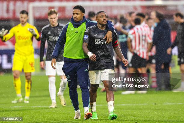 Steven Bergwijn of AFC Ajax disappointed during the Dutch Eredivisie match between Sparta Rotterdam and Ajax at Sparta-stadion Het Kasteel on March...