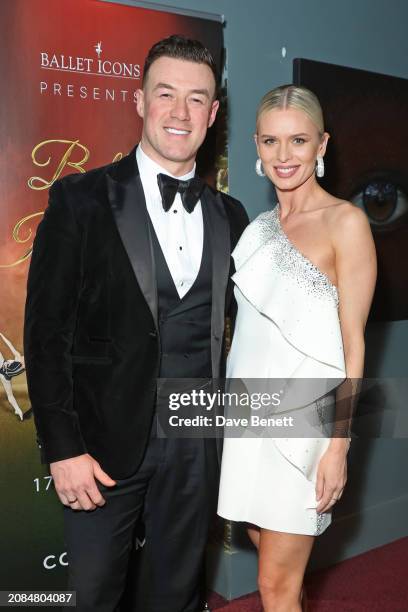 Kai Widdrington and Nadiya Bychkova attend the Ballet Icons Gala 2024 at The London Coliseum on March 17, 2024 in London, England.