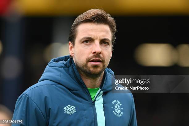 Tim Krul is playing in the Premier League match between Luton Town and Nottingham Forest at Kenilworth Road in Luton, on March 16, 2024.