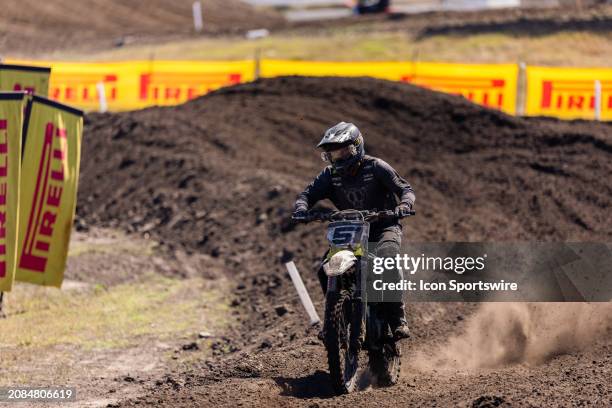 Robbie Marshall of QLD driving HUSQVARNA FC450 in class Thor MX1 during the Penrite ProMX Championship presented by AMX Superstores at the Wonthaggi...