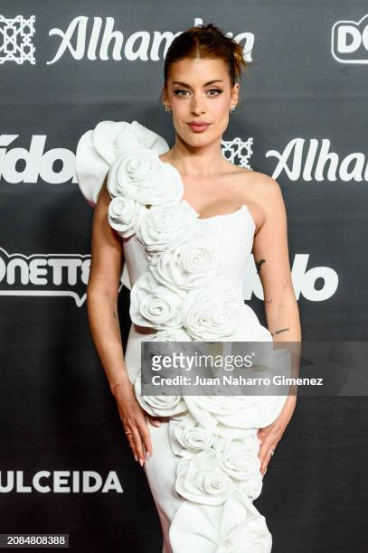 Dulceida attends the "Idolo" Awards 2024 at Gran Teatro Caixabank Príncipe Pío on March 14, 2024 in Madrid, Spain.