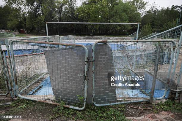 View of poor condition of Lujan Zoo, which hosts animals rescued from circuses, animal trafficking and private collections in Buenos Aires, Argentina...