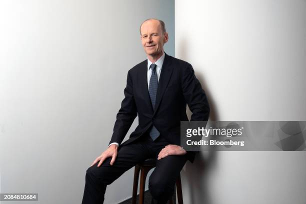 Shayne Elliott, chief executive officer of ANZ Group Holdings Ltd., in Hong Kong, China, on Monday, March 18, 2024. Elliott aims to grow the firm's...
