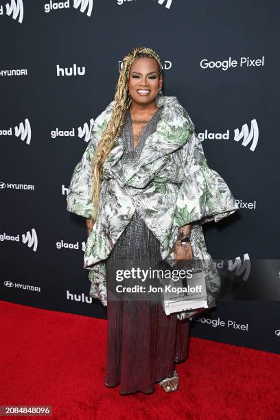 Ashlee Marie Preston attends the 35th annual GLAAD Media Awards at The Beverly Hilton on March 14, 2024 in Beverly Hills, California.