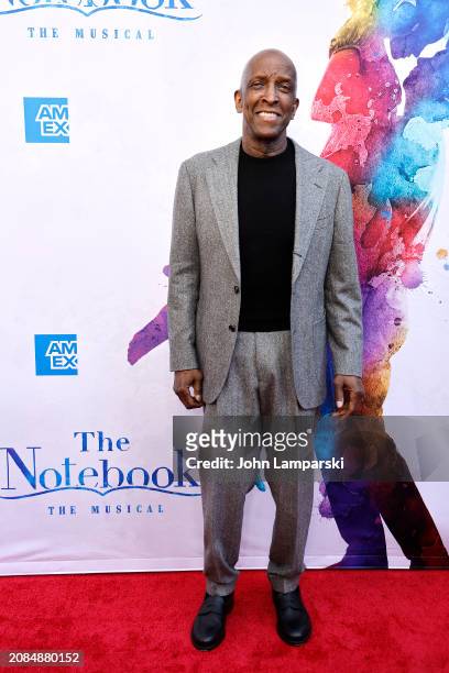 Dorian Harewood attends "The Notebook" Broadway opening night at Gerald Schoenfeld Theatre on March 14, 2024 in New York City.