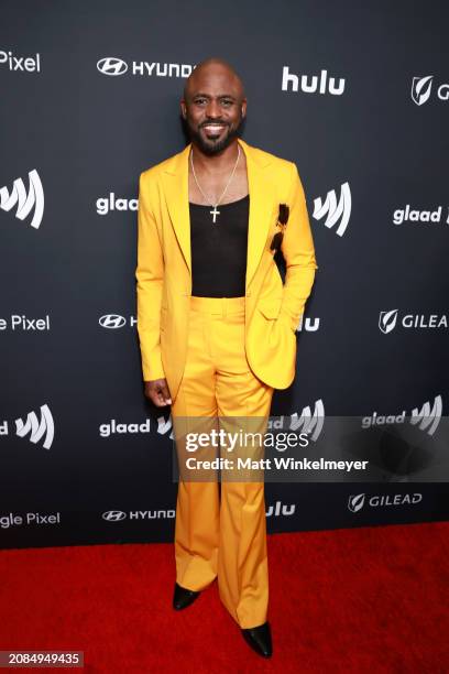 Wayne Brady attends the 35th GLAAD Media Awards - Los Angeles at The Beverly Hilton on March 14, 2024 in Beverly Hills, California.