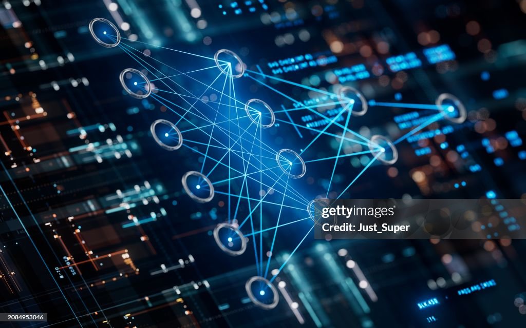 Neural Network Nodes Deep Learning Artificial Intelligence Machine Learning Model