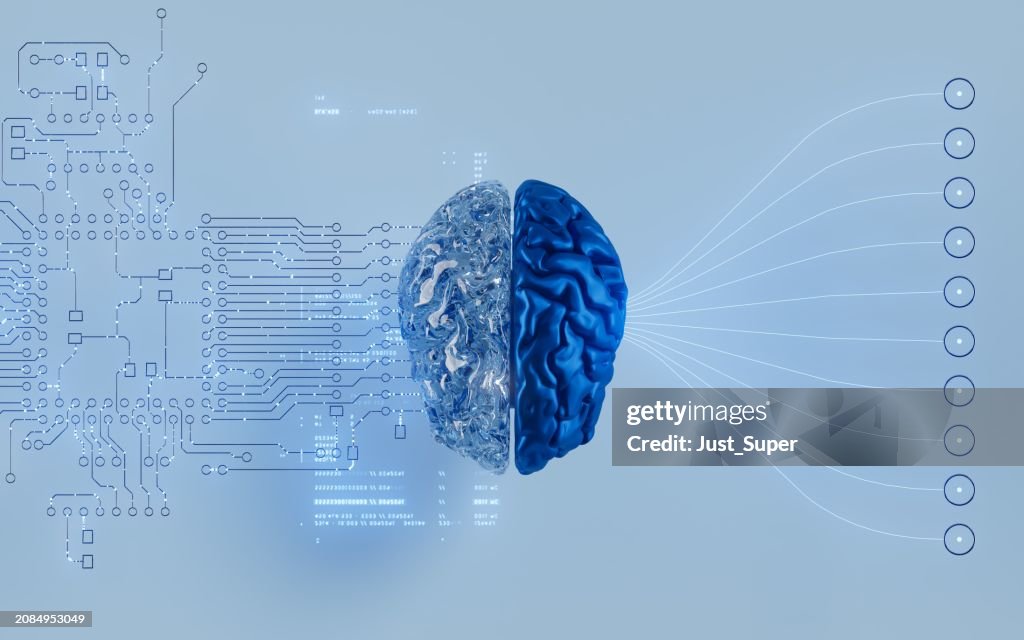 Neuronale Netzwerkknoten Deep Learning Künstliche Intelligenz Maschinelles Lernmodell