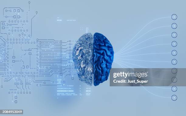neural network nodes deep learning artificial intelligence machine learning model - neurociência imagens e fotografias de stock