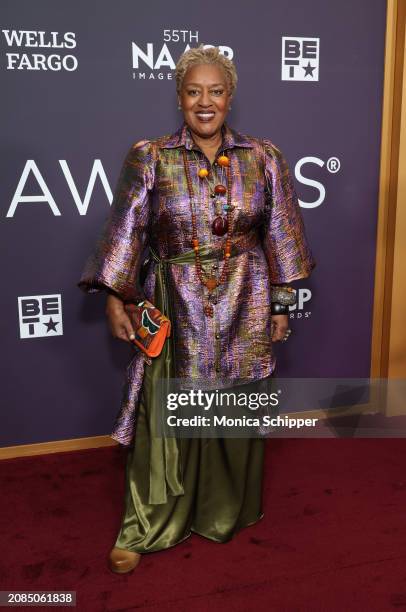 Pounder attends the 55th NAACP Image Awards at Hollywood Palladium on March 14, 2024 in Los Angeles, California.