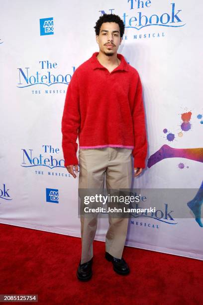 Marcus Scribner attends "The Notebook" Broadway opening night at Gerald Schoenfeld Theatre on March 14, 2024 in New York City.