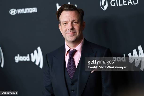 Jason Sudeikis attends the 35th GLAAD Media Awards - Los Angeles at The Beverly Hilton on March 14, 2024 in Beverly Hills, California.