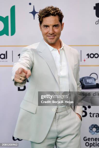 David Bisbal attends to the photocall of the "Cadena Dial" Awards 2024 on March 14, 2024 in Santa Cruz de Tenerife, Spain.