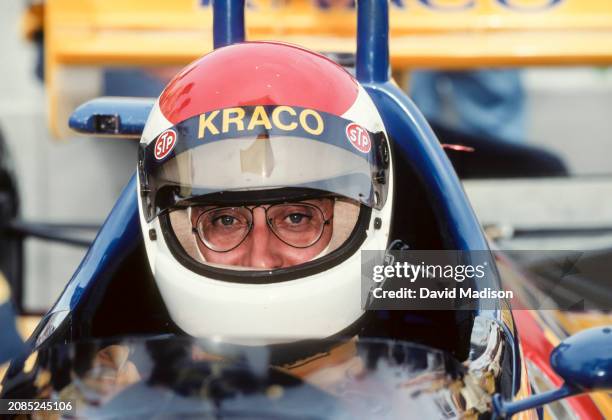 Bobby Rahal of the USA and Galles-Kraco Racing competes in the CART PPG Indy Car World Series Autoworks 200 on April 8, 1990 at Phoenix International...