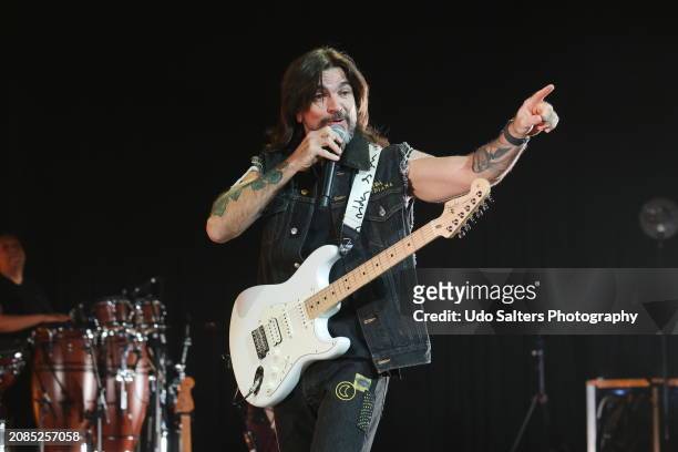 Juanes performs during the North America Tour 2024 at Radio City Music Hall on March 14, 2024 in New York City.