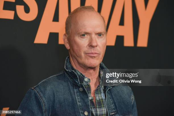 Michael Keaton attends the Los Angeles special screening of "Knox Goes Away" at Academy Museum of Motion Pictures on March 14, 2024 in Los Angeles,...