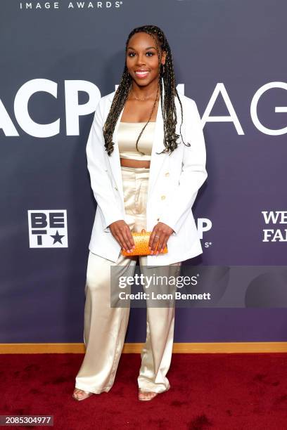 Marissa Brooks attends the NAACP Image Awards Dinner at Hollywood Palladium on March 14, 2024 in Los Angeles, California.