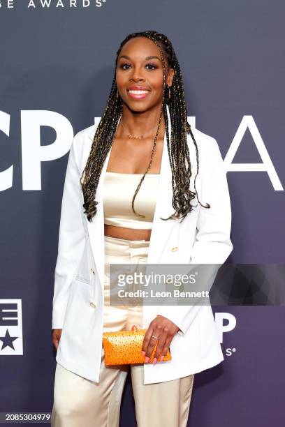 Marissa Brooks attends the NAACP Image Awards Dinner at Hollywood Palladium on March 14, 2024 in Los Angeles, California.