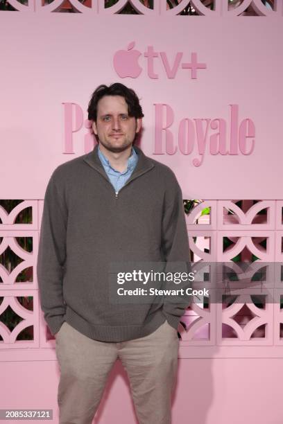 Zach Woods attends the world premiere of Apple TV+'s “Palm Royale” at the Samuel Goldwyn Theatre on March 14, 2024 in Beverly Hills, California....