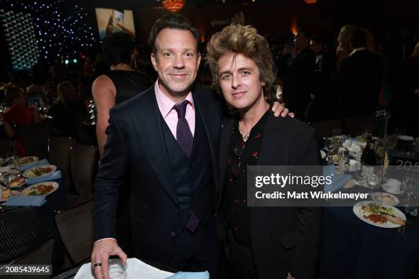 Jason Sudeikis and Billie Joe Armstrong attend the 35th GLAAD Media Awards - Los Angeles at The Beverly Hilton on March 14, 2024 in Beverly Hills,...