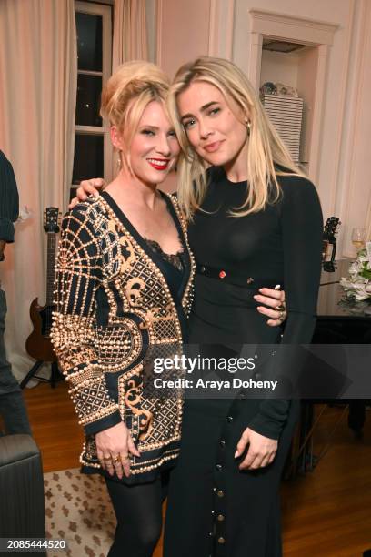 Lucy Walsh and Melissa Roxburgh attend The Art of Elysium Presents an Evening Celebrating Author Lucy Walsh at The Art of Elysium on March 14, 2024...