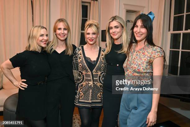 Chelsea HamillLucy Walsh, Melissa Roxburgh and Scout LaRue Willis attend The Art of Elysium Presents an Evening Celebrating Author Lucy Walsh at The...