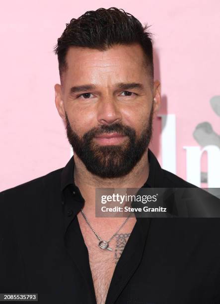 Ricky Martin arrives at the World Premiere Of Apple TV+'s "Palm Royale" at Samuel Goldwyn Theater on March 14, 2024 in Beverly Hills, California.