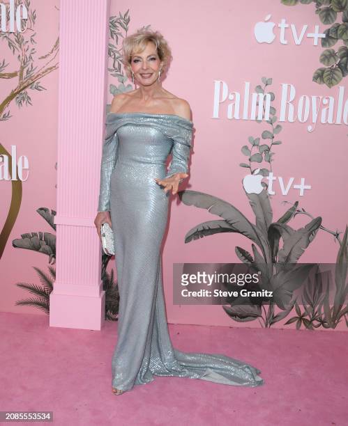 Allison Janney arrives at the World Premiere Of Apple TV+'s "Palm Royale" at Samuel Goldwyn Theater on March 14, 2024 in Beverly Hills, California.