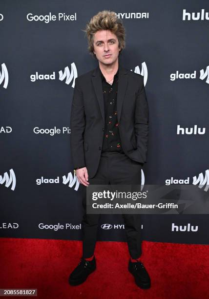 Billie Joe Armstrong attends the 35th Annual GLAAD Media Awards at The Beverly Hilton on March 14, 2024 in Beverly Hills, California.