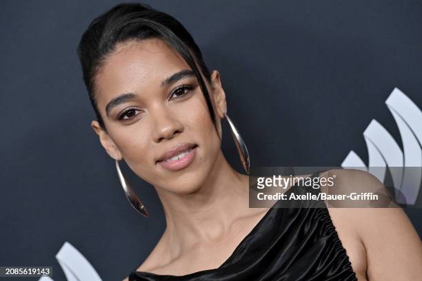Alexandra Shipp attends the 35th Annual GLAAD Media Awards at The Beverly Hilton on March 14, 2024 in Beverly Hills, California.