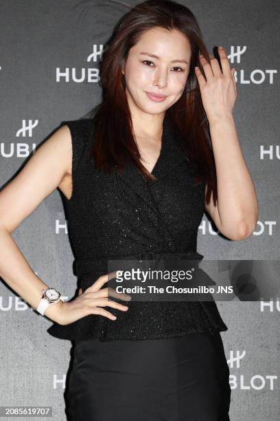 March 08: Actress Lee Ha-nee attends Hublot Korea's "THE ART OF FUSION" event at Alver Geumho in Seongdong-gu on March 08, 2024 in Seoul, South Korea.