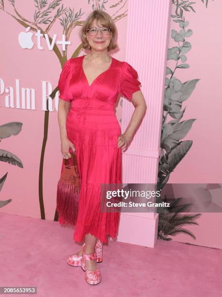 Sheri Holman arrives at the World Premiere Of Apple TV+'s "Palm Royale" at Samuel Goldwyn Theater on March 14, 2024 in Beverly Hills, California.