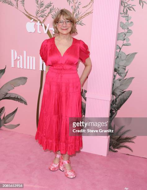 Sheri Holman arrives at the World Premiere Of Apple TV+'s "Palm Royale" at Samuel Goldwyn Theater on March 14, 2024 in Beverly Hills, California.