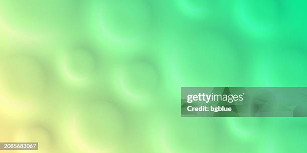 abstract background with circles and green gradient - trendy 3d design - carbonated stock illustrations