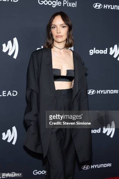 Jodi Balfour attends the 35th Annual GLAAD Media Awards at The Beverly Hilton on March 14, 2024 in Beverly Hills, California.