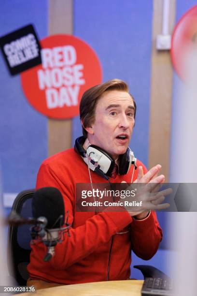 In this image released on March 15 Steve Coogan, as Alan Partridge and Tim Key as his sidekick Simon during the Alan Partridge sketch to be shown...